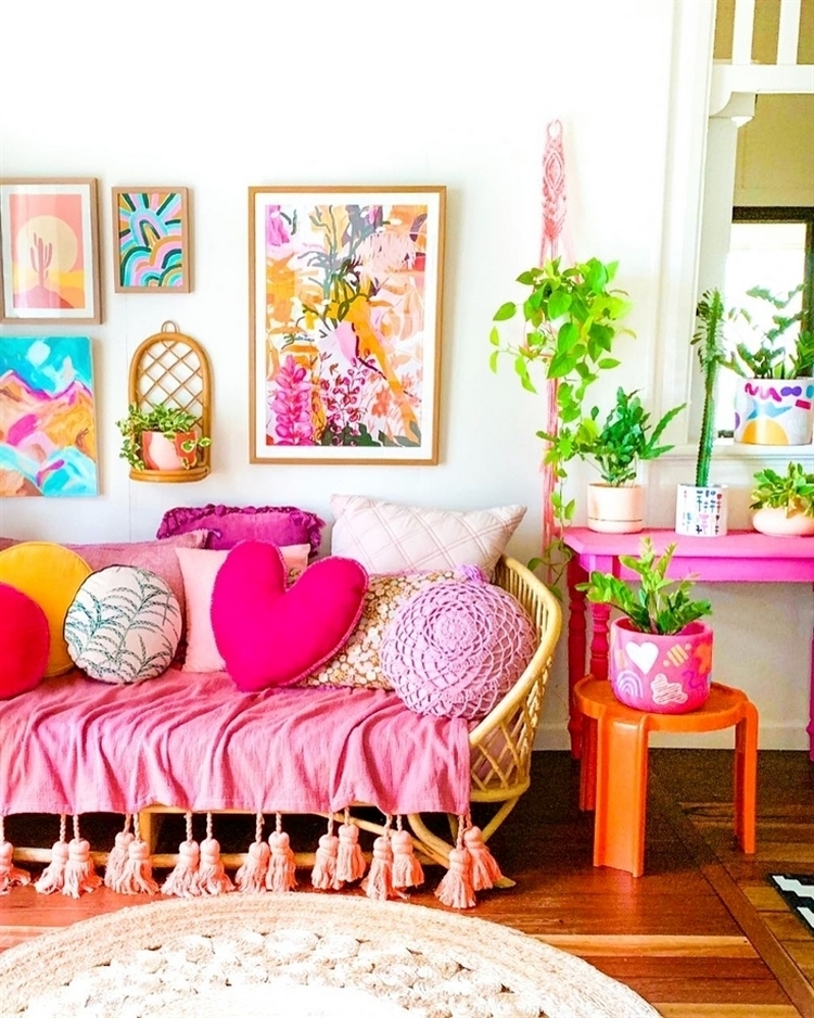 Enhance Home Beauty with Bohemian Style Decor | Interior Designing Home