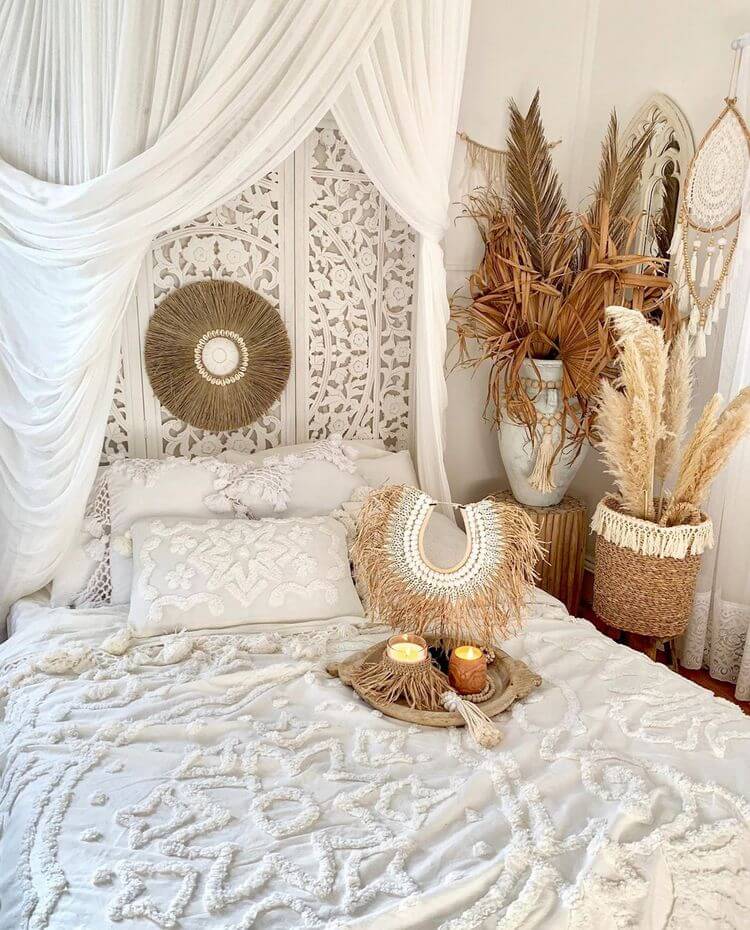 Feel The Charm of Bohemian Style Bedroom Decor | Interior Designing Home