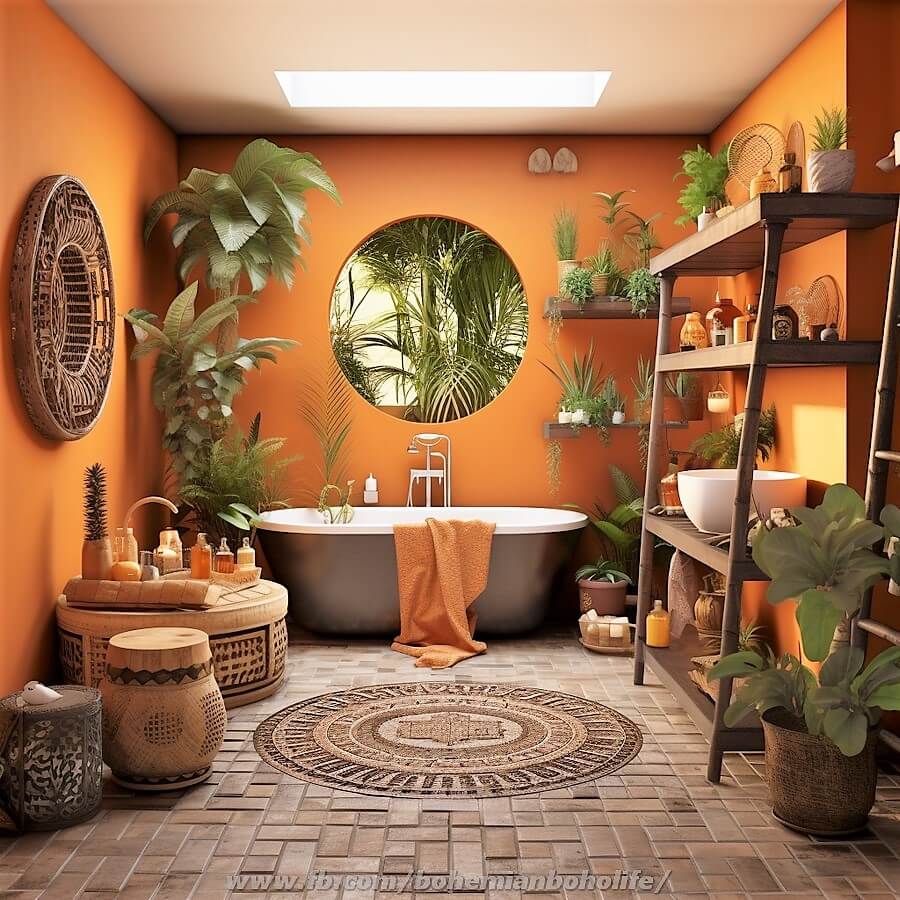 Bathroom Interior Design Ideas With Bohemian Style Decor | Interior ...