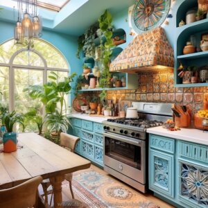 Kitchen Interior Design Ideas with Boho Style Decor | Interior ...