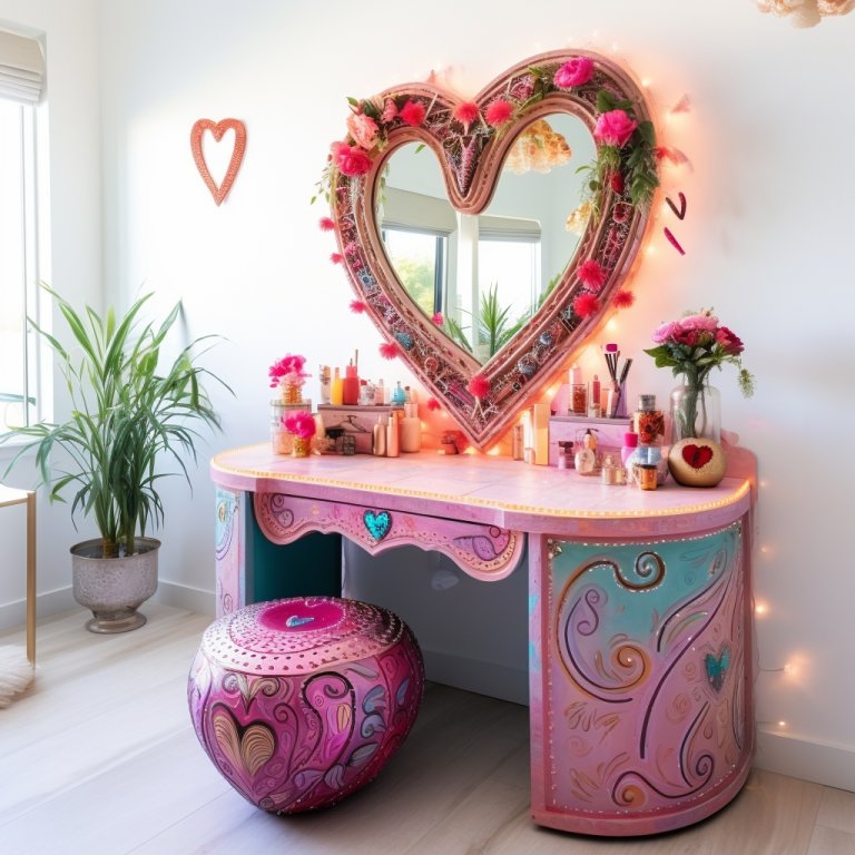 Boho Beauty Infusing Personality into Your Makeup Vanity Sanctuary 